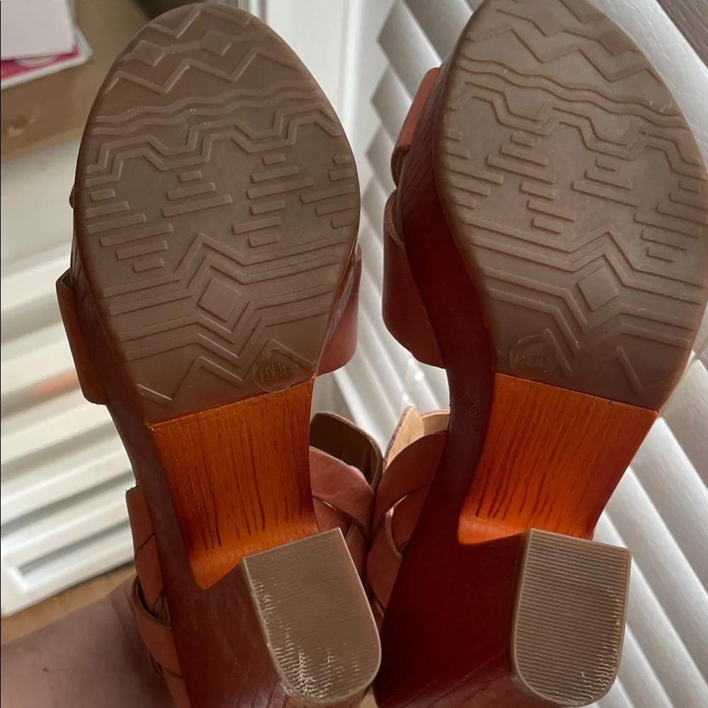 Lucky Brand Peachy- Pink Platform Sandals - Picture 5 of 6